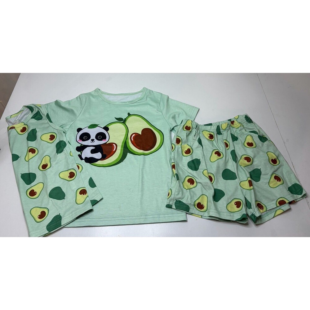 Girls Avacado 3 Piece Pajamas